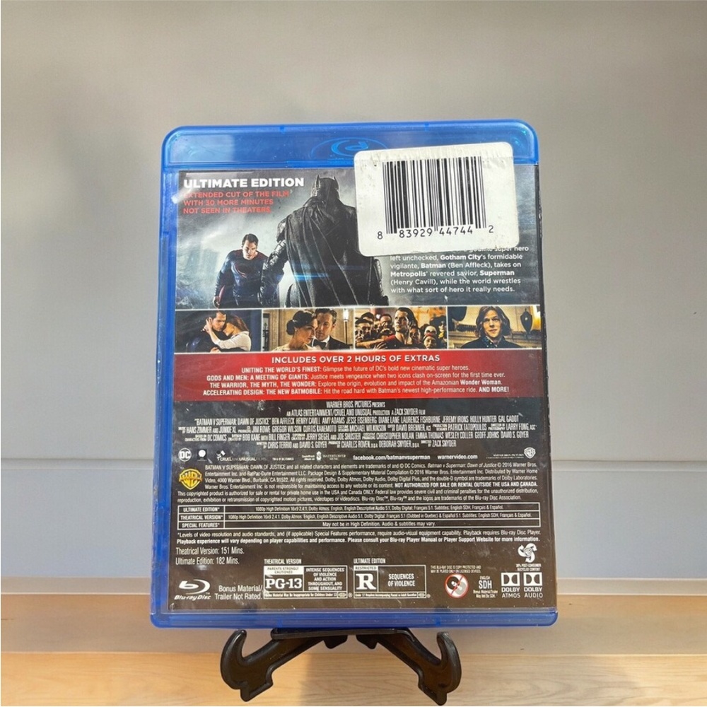 Blu-ray Disc Case - Blue Protective Media Sleeve